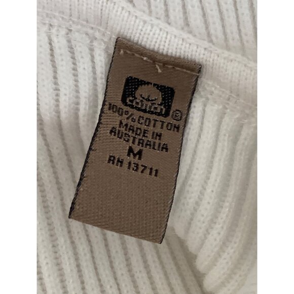 3 Ribbed Top  i.e. Relaxed Fit White Hoodie Old Navy Valerie Steven  M - Picture 4 of 16